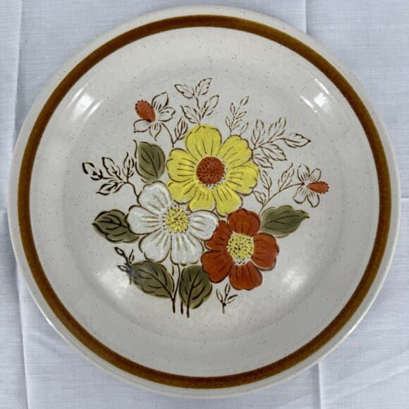 Vintage Old Brook Collection Stoneware Stonecreek Japan Dinner Plate - Picture 1 of 6
